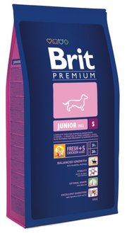 Brit Корм для собак Premium Junior S фото